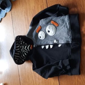 Baby Gap black and gray monster hoodie and sweat pants, size 12-18 months